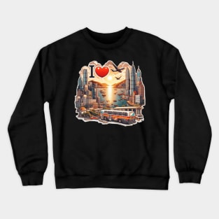 I Love Hong Kong Crewneck Sweatshirt